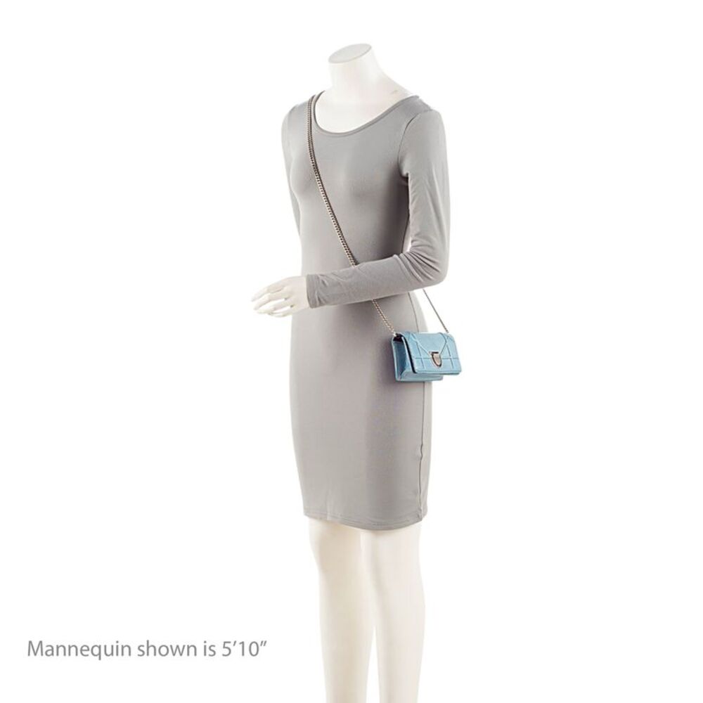 Dior Crackled Deerskin Diorama Baby Shoulder Bag - Picture 5 of 15